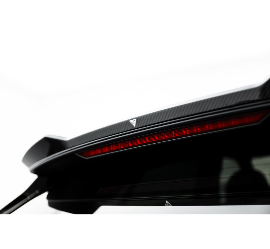 Maxton Design Prepreg Carbon Fiber Tailgate Spoiler (Upper) Audi SQ8 / Q8 S-Line Mk1 Facelift