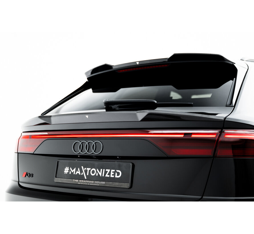 Maxton Design Prepreg Carbon Fiber Tailgate Spoiler (Lower) Audi SQ8 / Q8 S-Line Mk1 Facelift