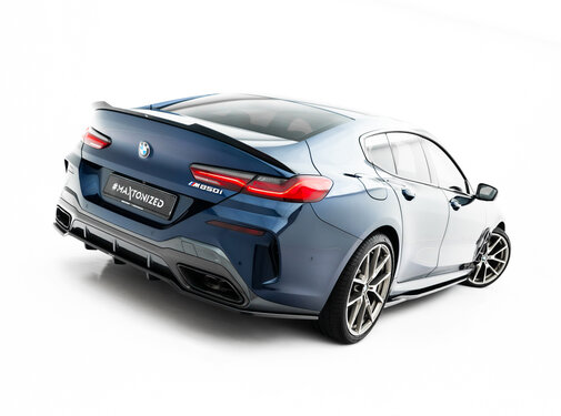 Maxton Design Maxton Design Rear Splitter (with vertical bars) BMW 8 Gran Coupe M-Pack G16