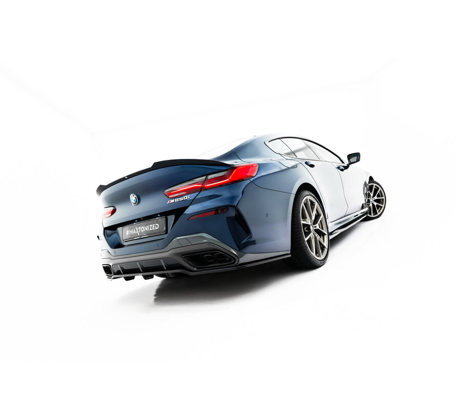 Maxton Design Rear Splitter (with vertical bars) BMW 8 Gran Coupe M-Pack G16