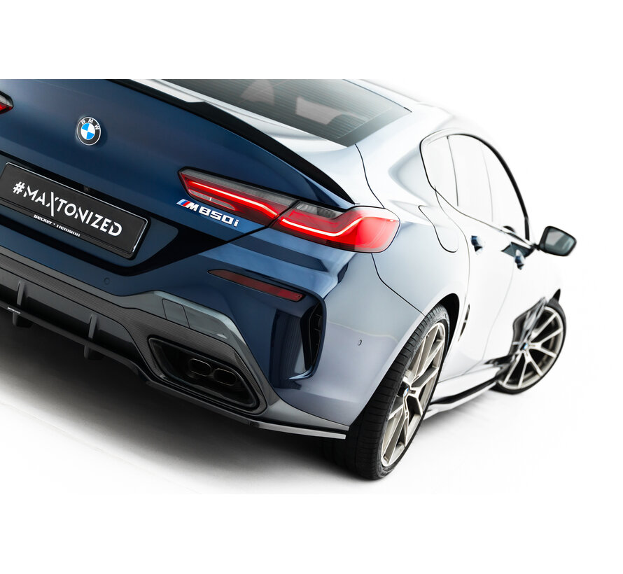 Maxton Design Rear Splitter (with vertical bars) BMW 8 Gran Coupe M-Pack G16