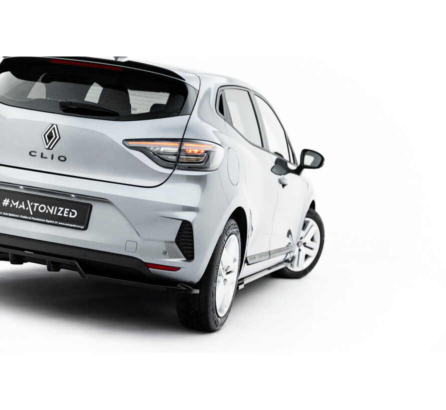 Maxton Design Rear Splitter (with vertical bars) Renault Clio Mk5 Facelift