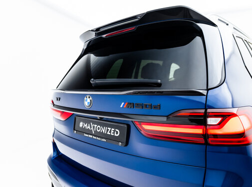 Maxton Design Maxton Design Prepreg Carbon Fiber Tailgate Spoiler (Lower) passend voor BMW X7 M-Pack G07