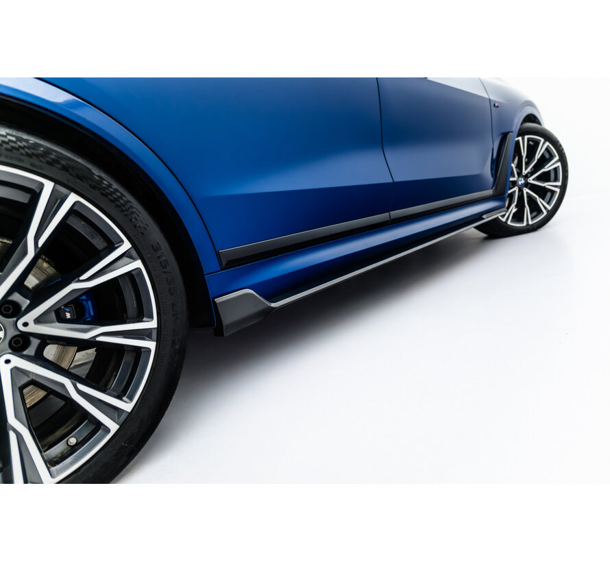Maxton Design Prepreg Carbon Fiber Side Skirts BMW X7 M-Pack G07
