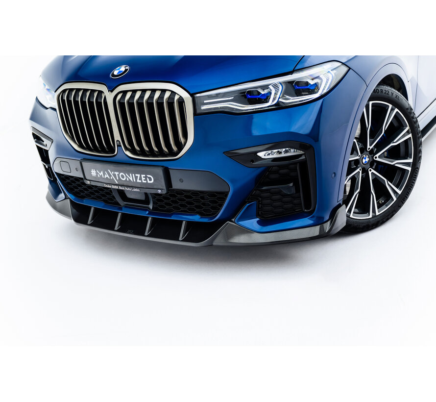 Maxton Design Prepreg Carbon Fiber Front Splitter BMW X7 M-Pack G07