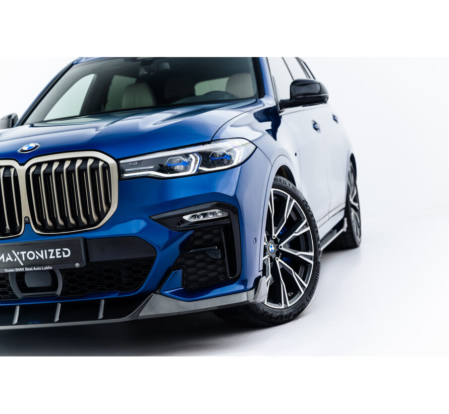 Maxton Design Prepreg Carbon Fiber Front Splitter BMW X7 M-Pack G07