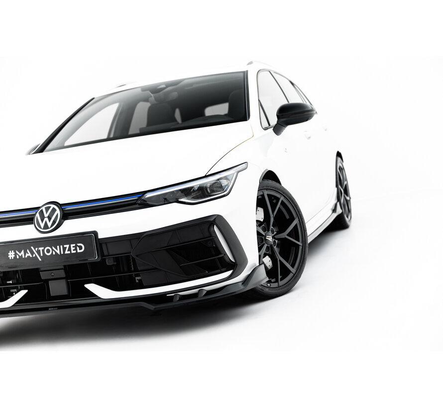 Maxton Design Front Splitter V.1 Volkswagen Golf R Variant Mk8 Facelift