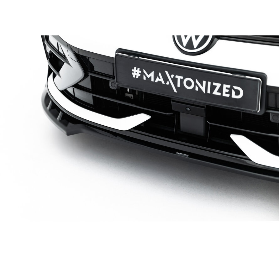 Maxton Design Front Splitter V.1 Volkswagen Golf R Variant Mk8 Facelift
