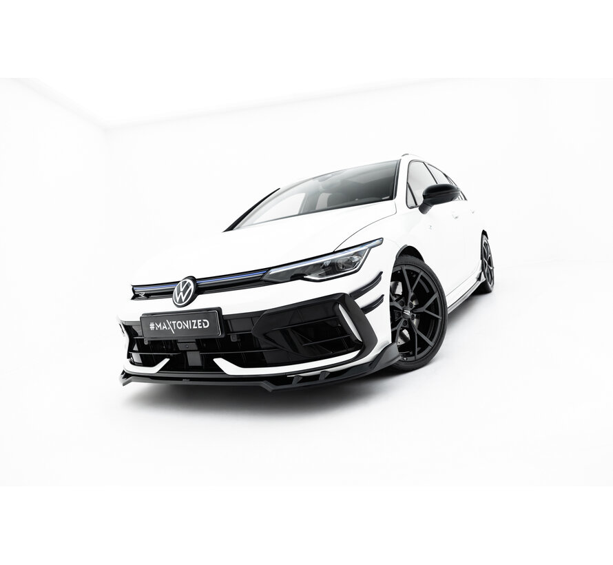 Maxton Design Front Splitter V.1 Volkswagen Golf R Variant Mk8 Facelift