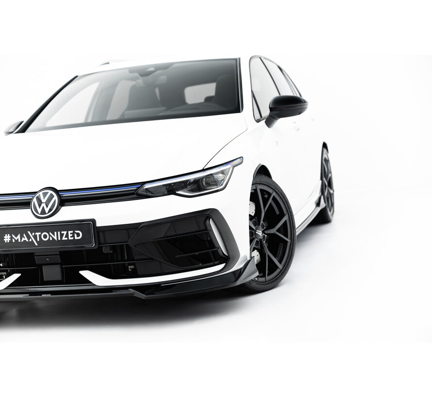 Maxton Design Front Splitter V.4 Volkswagen Golf R Variant Mk8 Facelift