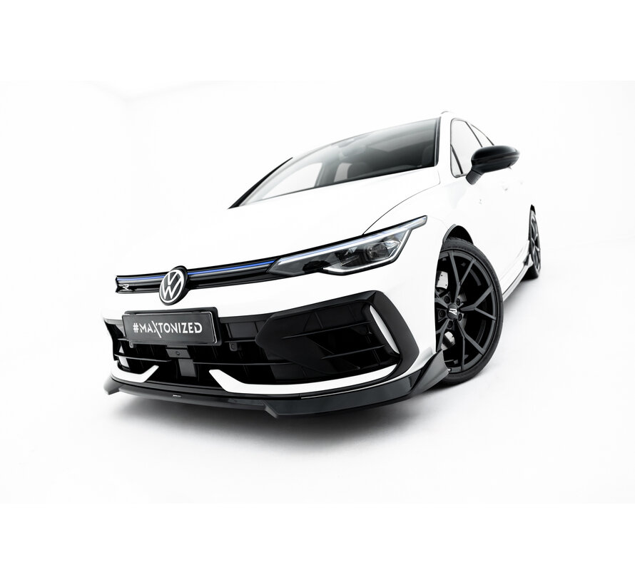Maxton Design Front Splitter V.4 Volkswagen Golf R Variant Mk8 Facelift