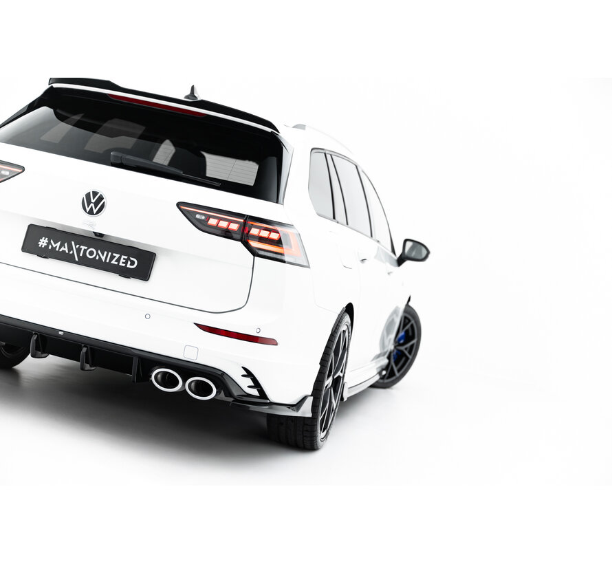 Maxton Design Rear Side Splitters V.2 Volkswagen Golf R Variant Mk8 / Mk8 Facelift