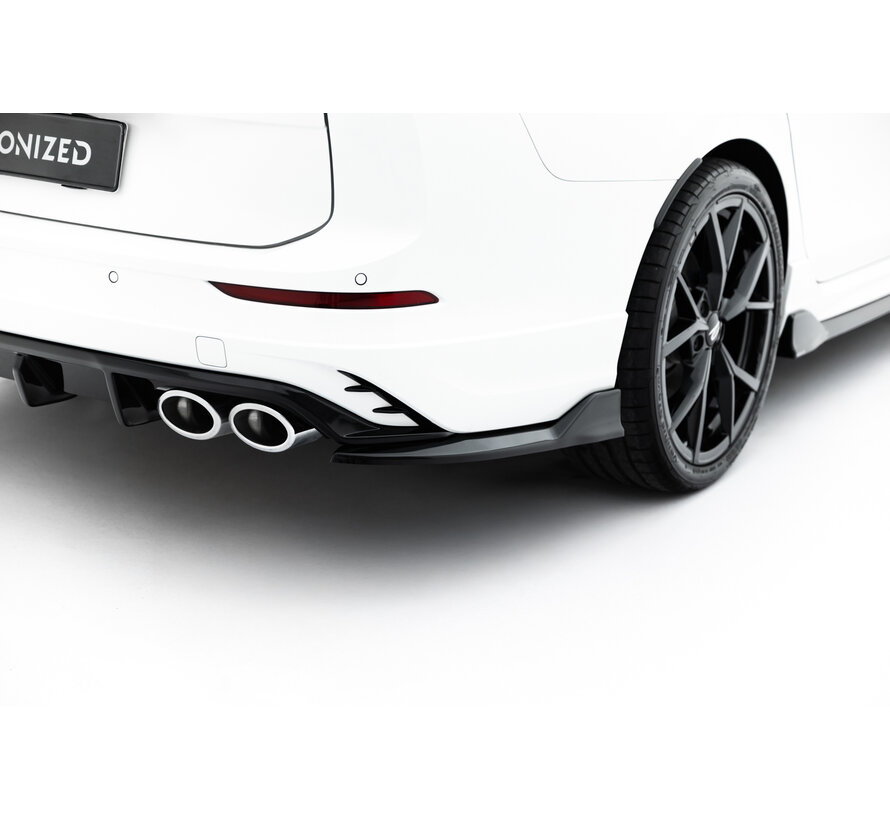 Maxton Design Rear Side Splitters V.2 Volkswagen Golf R Variant Mk8 / Mk8 Facelift