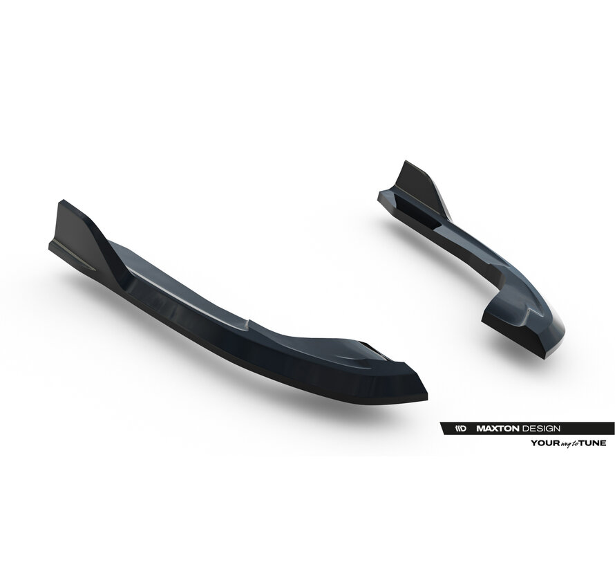 Maxton Design Rear Side Splitters V.2 Volkswagen Golf R Variant Mk8 / Mk8 Facelift