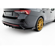 Maxton Design Maxton Design Rear Side Splitters V.4 + Flaps Skoda Octavia RS Combi / Liftback Mk4 / Mk4 Facelift
