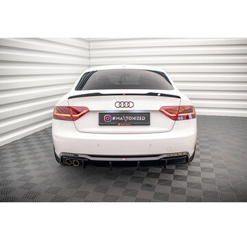 Maxton Design Maxton Design Rear Valance Audi A5 Sportback 8T Facelift  (Version with dual exhausts on one side)