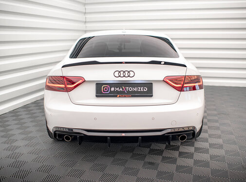 Maxton Design Maxton Design Rear Valance Audi A5 Sportback 8T Facelift (Version with single exhausts on both sides)