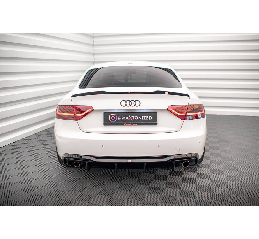 Maxton Design Rear Valance Audi A5 Sportback 8T Facelift (Version with single exhausts on both sides)