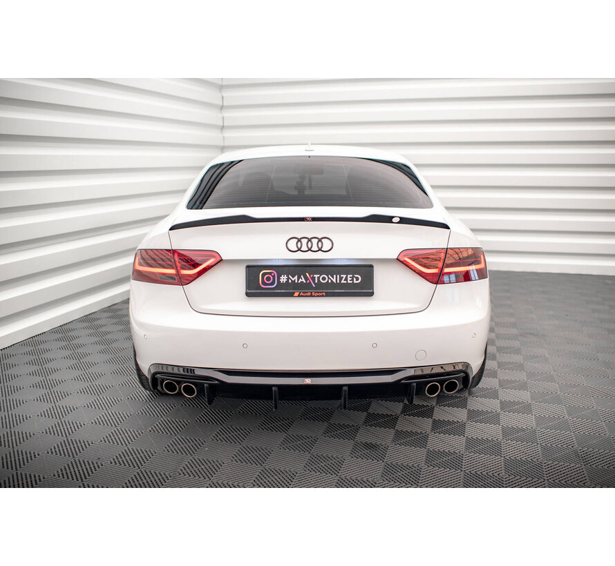 Maxton Design Rear Valance Audi A5 Sportback 8T Facelift (Version with dual exhausts on both sides)