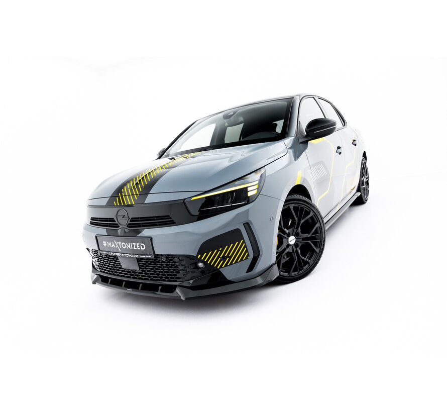 Maxton Design Front Splitter Opel Corsa F Facelift (Mk6 Facelift)