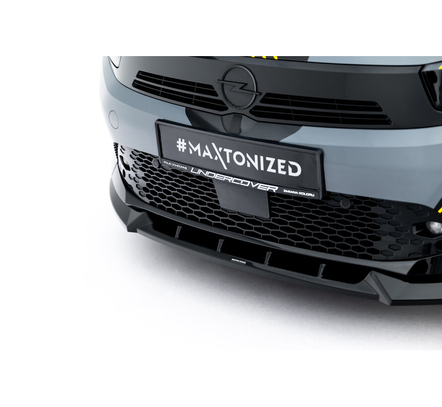 Maxton Design Front Splitter Opel Corsa F Facelift (Mk6 Facelift)