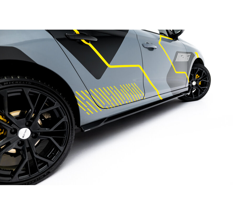 Maxton Design Side Skirts Diffusers Opel Corsa F Facelift (Mk6 Facelift)