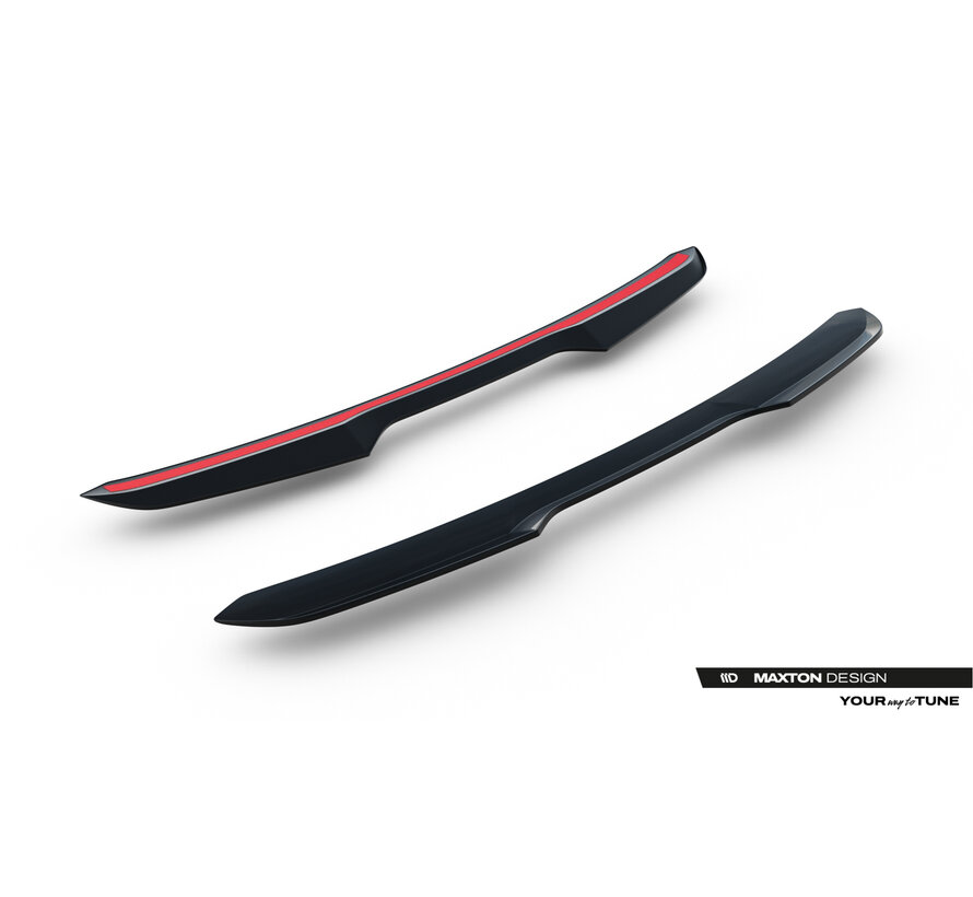 Maxton Design Bottom Spoiler Cap Subaru WRX STI Mk2