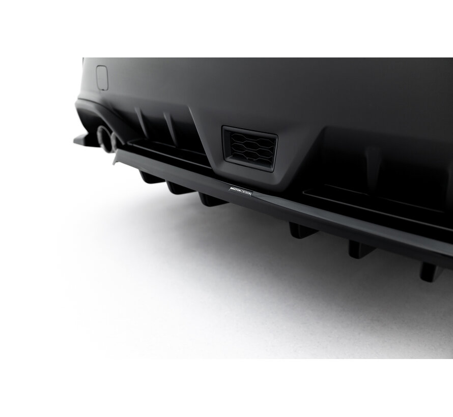 Maxton Design Rear Splitter (with vertical bars) Subaru WRX STI Mk2