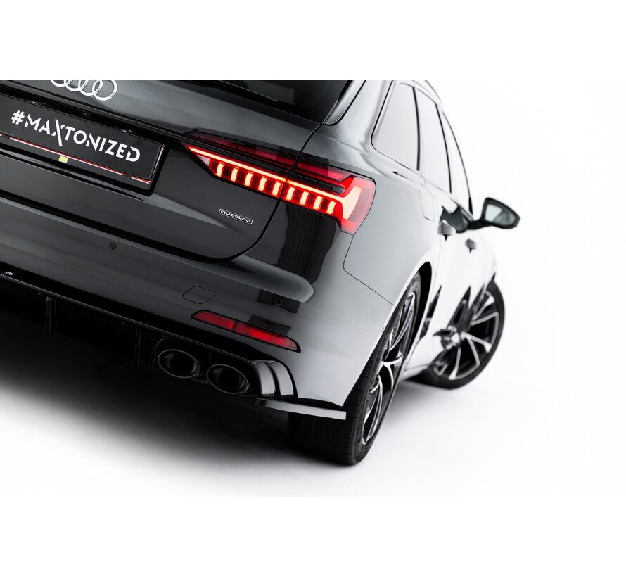 Maxton Design Rear Side Splitters Audi A6 Sedan / Avant C8 / C8 Facelift