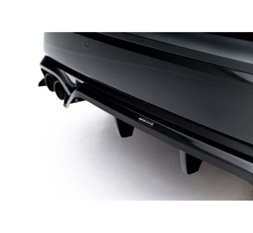 Maxton Design Rear Splitter (with vertical bars) BMW X1 M35i U11