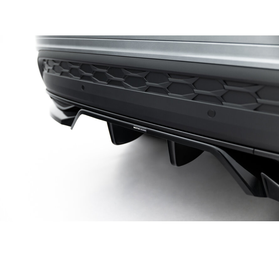 Maxton Design Rear Splitter (with vertical bars) Skoda Kodiaq Sportline Mk2