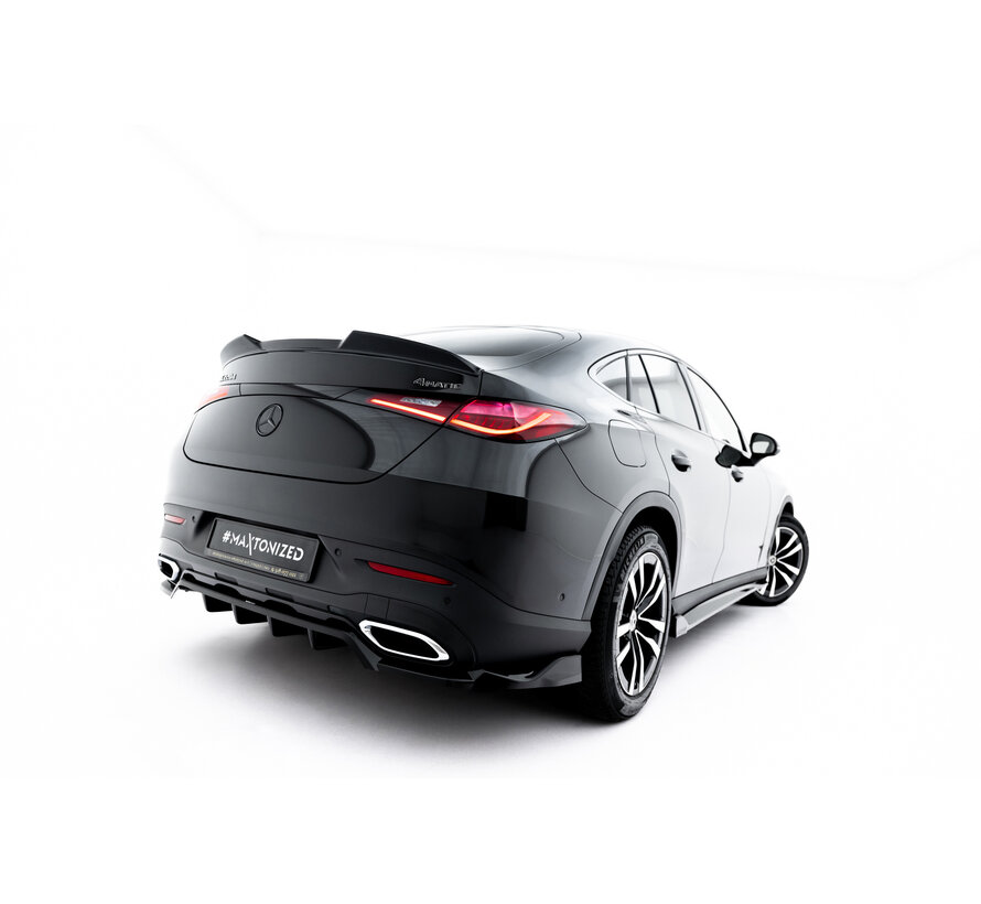 Maxton Design Rear Splitter (with vertical bars) Mercedes-Benz GLC Coupe C254