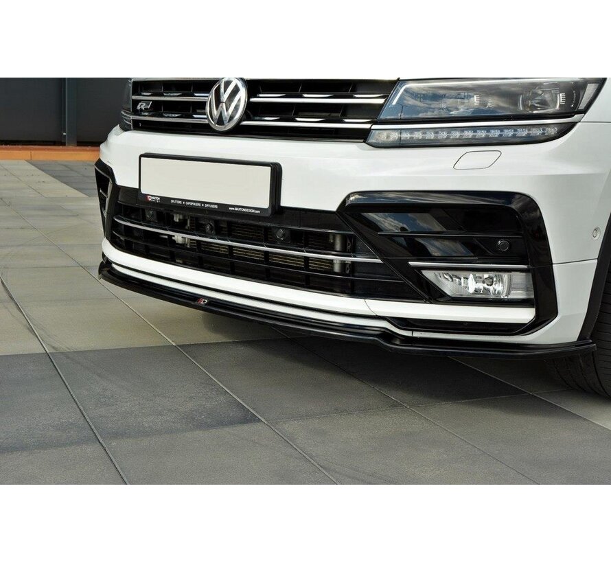 Maxton Design Front Splitter Vw Tiguan Mk2 R-Line