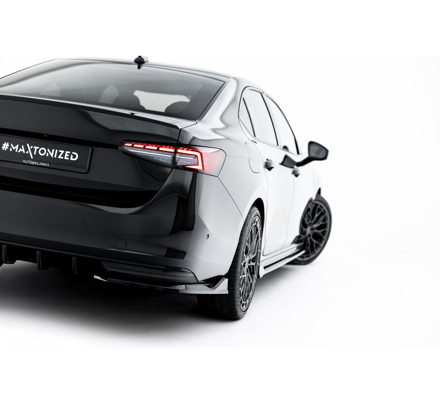 Maxton Design Rear Side Splitters V.2 Skoda Superb Sportline Mk4