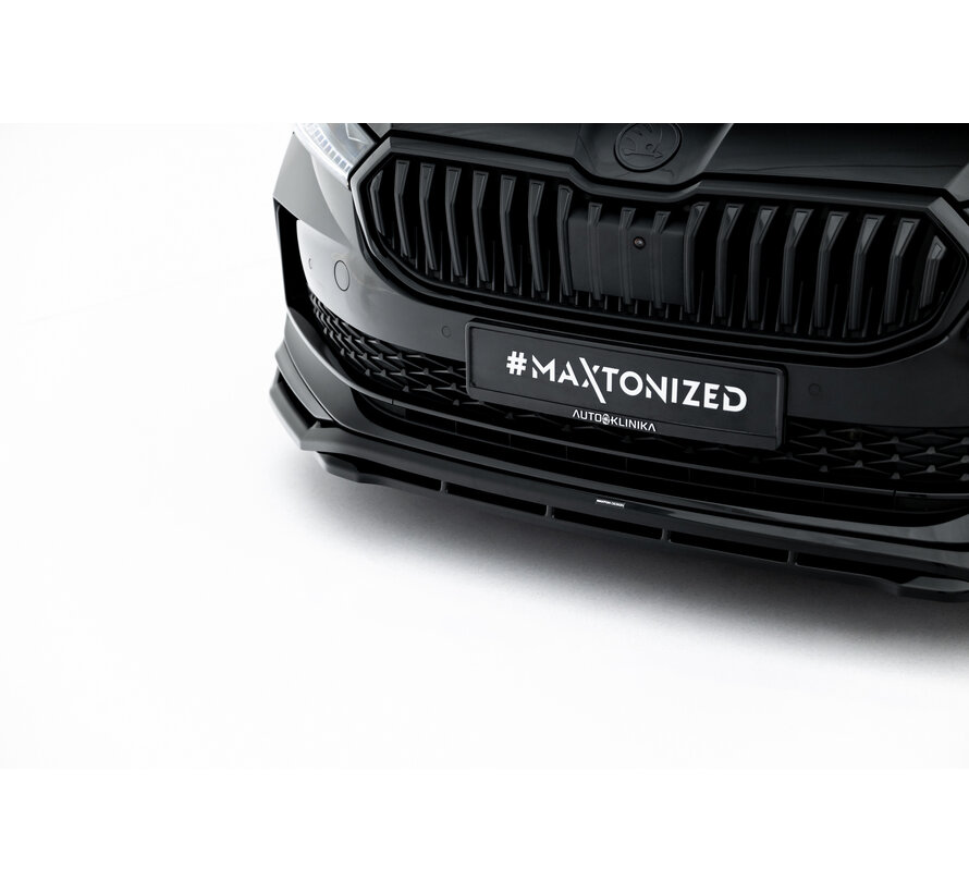 Maxton Design Front Splitter V.1 Skoda Superb Sportline Mk4