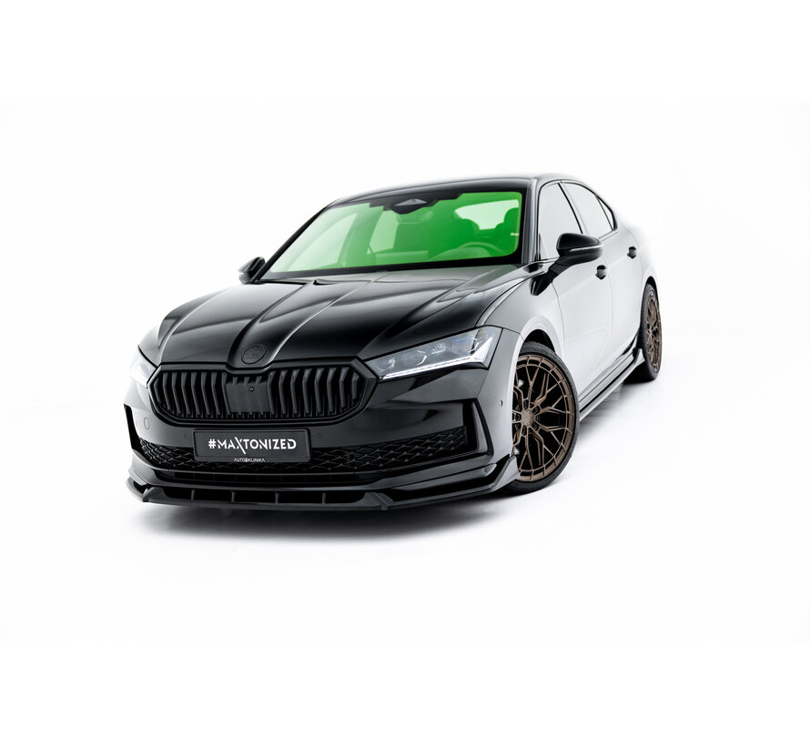 Maxton Design Front Splitter V.2 Skoda Superb Sportline Mk4