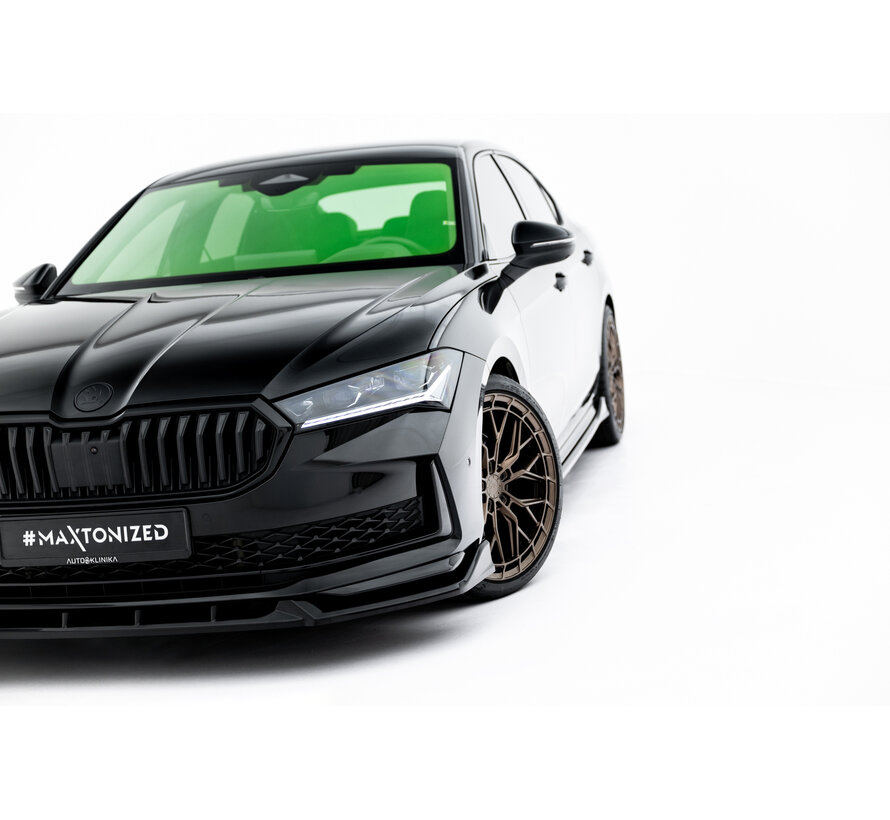 Maxton Design Front Splitter V.2 Skoda Superb Sportline Mk4