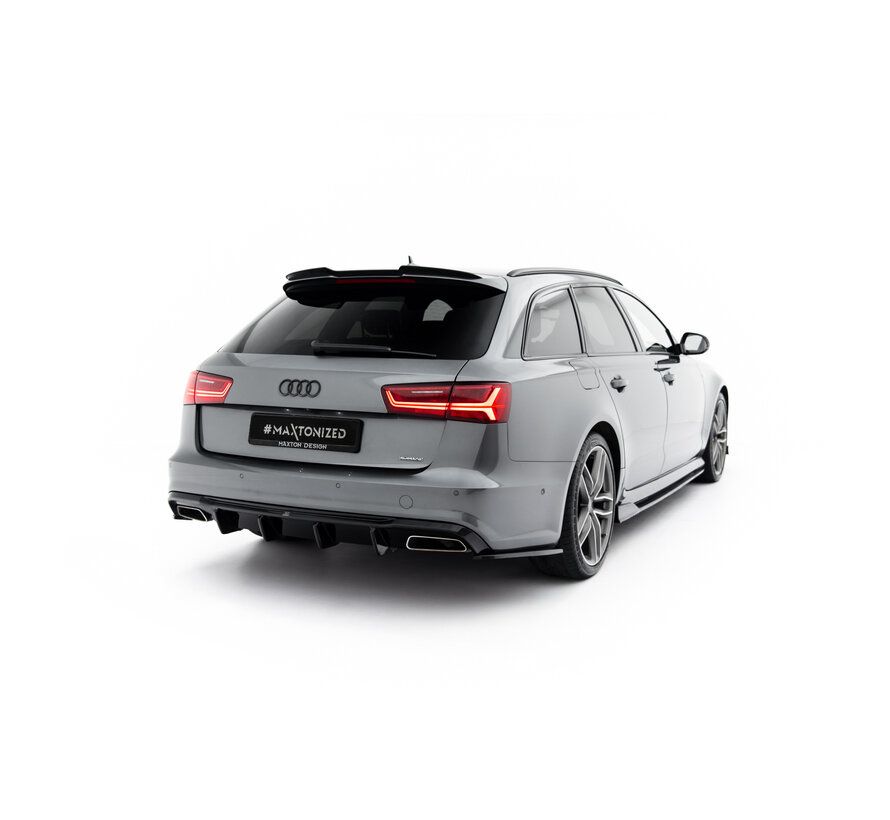 Maxton Design Spoiler Cap Audi A6 S-Line / S6 Avant C7 / C7 Facelift