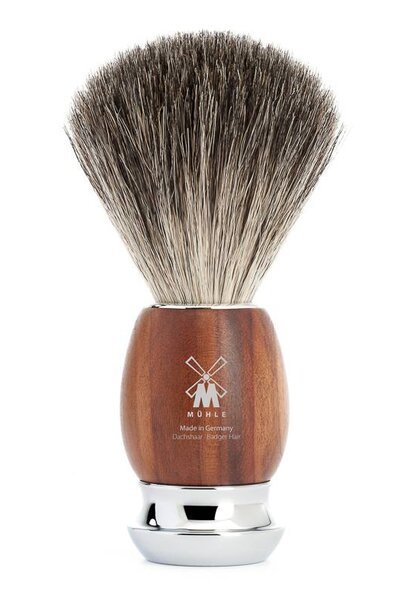 Shaving brush badger hair - Plum wood