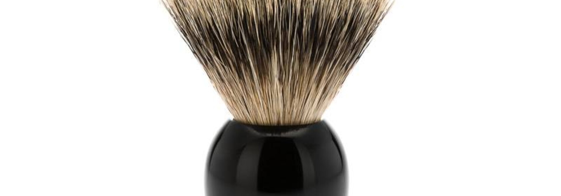 Scheerkwast Silvertip Dassenhaar - Zwart