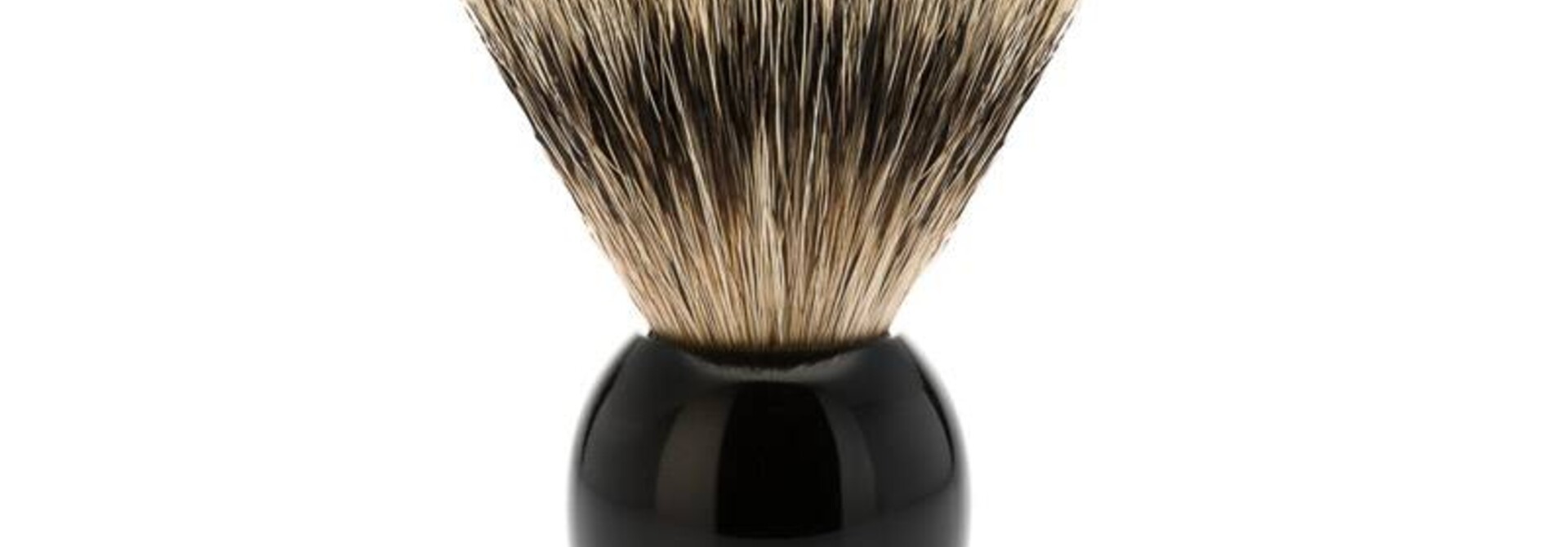 Scheerkwast Silvertip Dassenhaar - Zwart