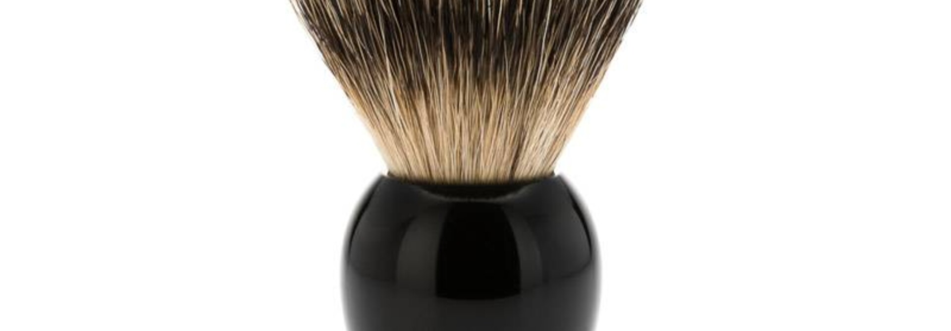 Scheerkwast Silvertip Dassenhaar - Zwart