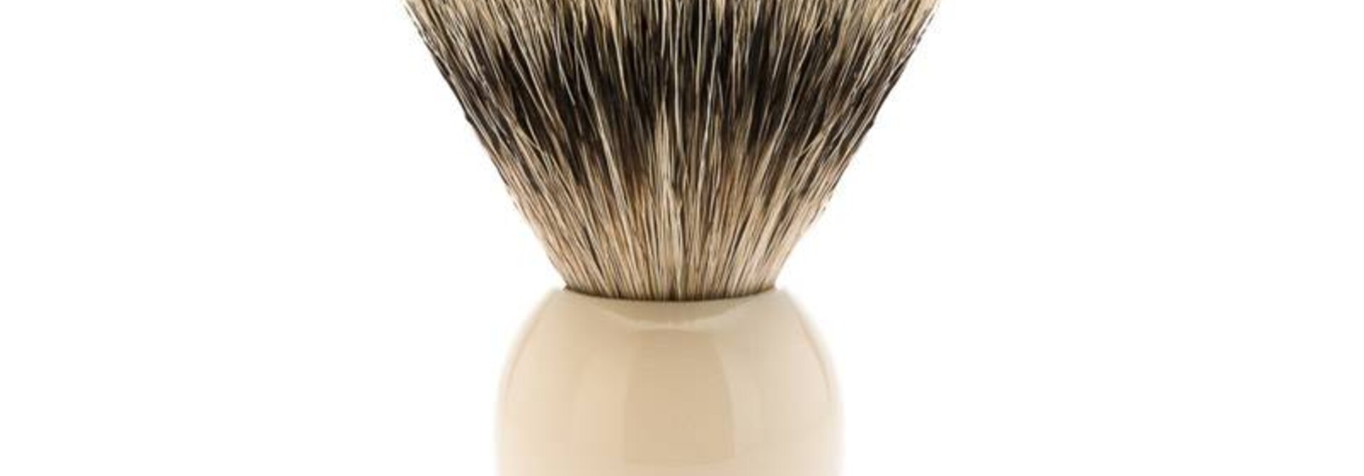 Scheerkwast Silvertip Dassenhaar - Ivoor