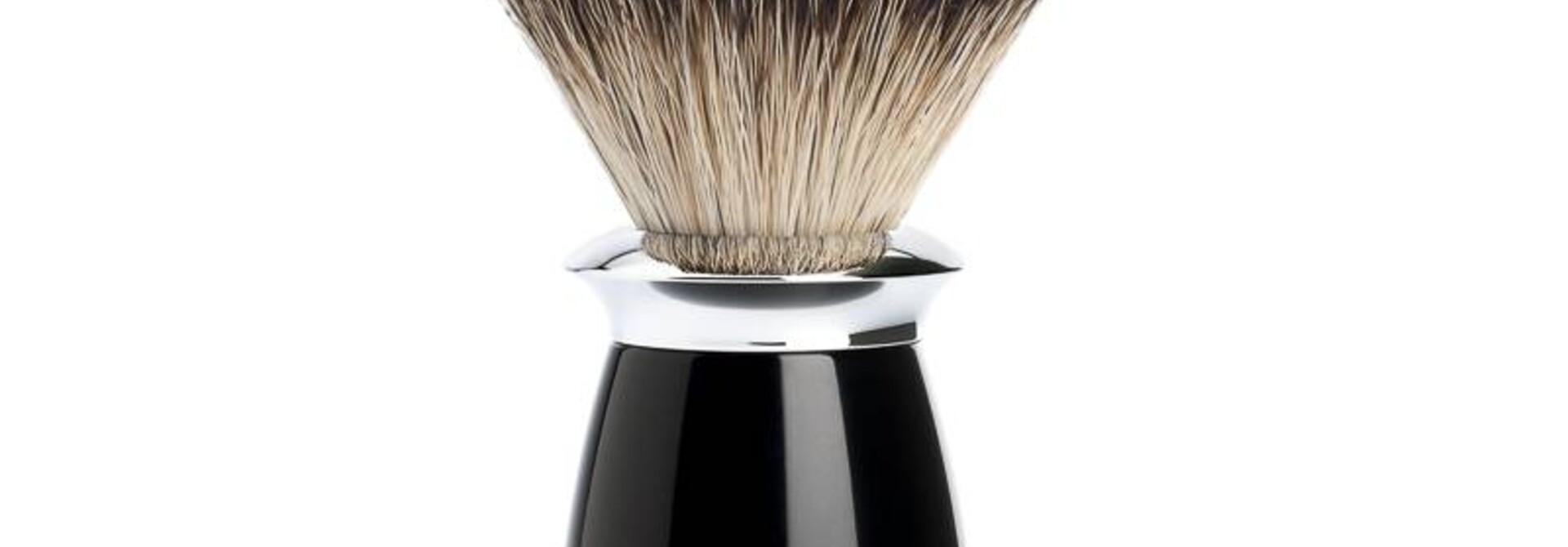 Scheerkwast Silvertip Dassenhaar - Zwart