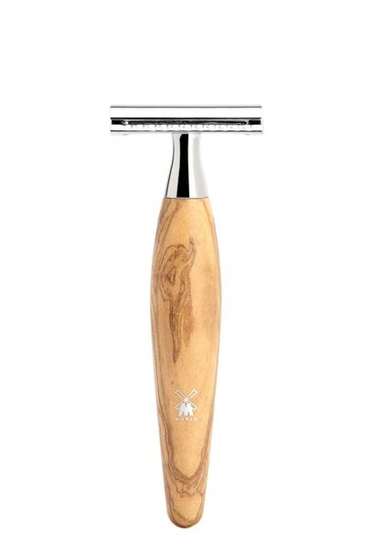 Safety razor gesloten kam - Olijfhout