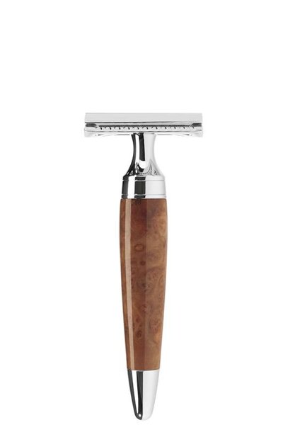 Safety razor gesloten kam - Thuja wood