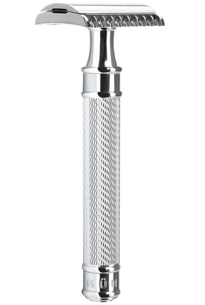 Safety razor open comb - Chrome