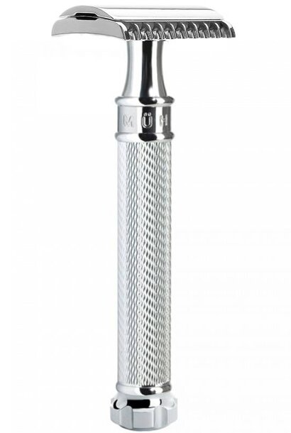 Safety razor open comb - Chrome