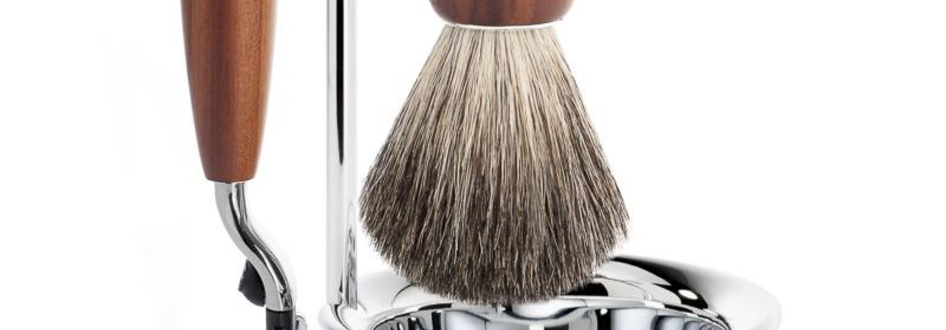 Scheerset Vivo 4-delig - Pruimenhout - Mach3®