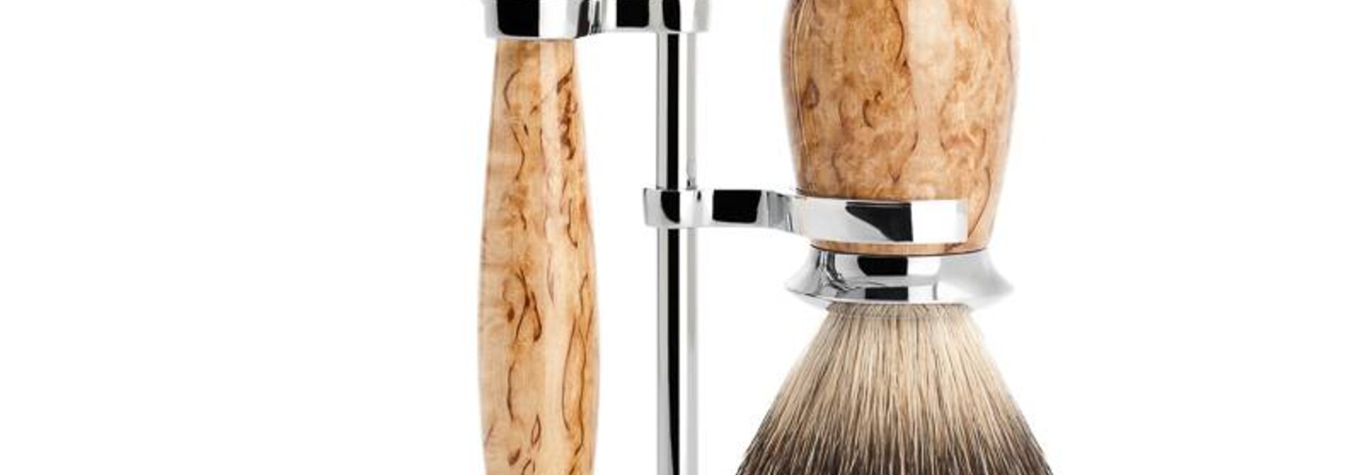 Scheerset Purist 3-delig - Maserbirke - Mach3®